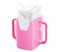 Juice Box Holder For Kids - Squeeze Proof Pouch Holder | Adjustable Folding Juice Holding Pouch, Juice Box Buddies Holder For Juice Bags, Milk Box Water Bottle Cup Holder For Kids Toddler