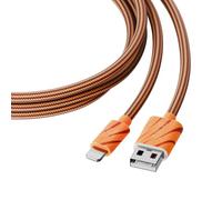 Juice Braided Lightning Cable 2m (Tiger) | MFi Certified iPhone Lead | USB A to Lightning | iPhone 5-14, iPad, iPod, AirPods | Zero waste packaging | 1 year warranty