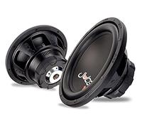 Juice Car Audio JS12 Series Car Subwoofer With Enclosure, Single Voice Coil Bass Speaker, British Design, Up to 1400W Peak Power with 4Ω Impedance, Black