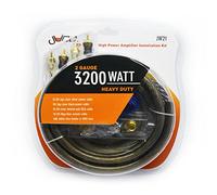 Juice Car Audio JWTRU21 3200W 2 Gauge High Power Heavy Duty Amplifier Wiring Kit, With Power and RCA Cables, ANL Fuse and Holder