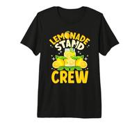 Juice Citrus Summer Drink Lemonade Stand Crew Premium T-Shirt