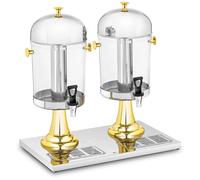Juice Dispenser 2 x 8 L Cooling Inserts - Drinks Dispensers by Royal Catering Silver