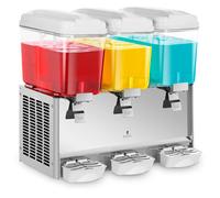 Juice Dispenser 3 x 18 Litres - Drinks Dispensers by Royal Catering Silver