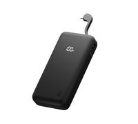 Juice Eco Integrated Power Bank, Portable Charger 16000mAh with Built-in USB-C Cable & Digital Display, Fast USB-C Output, PowerBank for iPhone 15 16 Pro Max, Samsung, Android, iPad, DJI Osmo Pocket 3