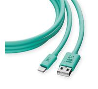 Juice ECO Lightning Cable 2m (Ocean) | MFi Certified iPhone Charger Lead | Extra long Lightning cable | iPhone 5-14, iPad 4th-9th gen, iPod | TPE ECO material | Zero waste packaging | 1 year warranty