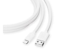 Juice ECO Lightning Cable 3m (White) | MFi Certified iPhone Charger Lead | USB A to Lightning | iPhone 5-14, iPad 4th-9th gen, iPod | TPE ECO material | Zero waste packaging | 1 year warranty