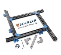 Juice Groove Router Jig for Cutting Board Up to 18” x 18” - Adjustable Juice Groove Jig w/Corner Radius Guides - Versatile Variable Router Jig - Easy-to-Use Router Guide for Perfect Grooves