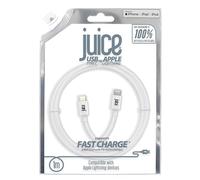 Juice iPhone Charger Cable 1M, MFi Certified Lightning to USB-C Charging Cable Fast Charger for iPhone 14 13 12 11 Pro Max XR XS X 8 SE iPad - White