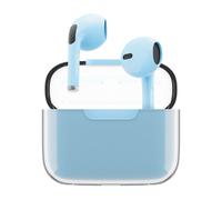 Juice Wireless Earphones, Pick 'N' Mix Bluetooth Earbuds with Earphones Wireless Charging Case & USB C Cable. Touch Control Earpods with 10m Bluetooth Range & 20 Hours Playback (Blue)