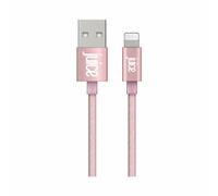 Juice Apple Lightning Cable 1m Braided Rose Gold,iPhone 14, Max, Pro, Plus, iPhone 13, Max, Pro and Mini, iPhone 12, Max, Pro and Mini, iphone 11, Pro, X, Xr, iPhone 8, 7, 6, SE, 5, iPad,