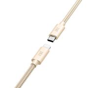 Juice JUI-CABLE-LIGHT-TYPEC-2M-BRD-ECO-GLD lightning cable Gold