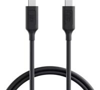 Juice JUI-CABLE-TYPEC-4.0-1M-RND-ECO-BLK. Cable length: 1 m. Connector 1: USB C Connector 2: USB C USB version: USB4 Gen 2x2 Product colour: Black
