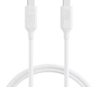 Juice JUI-CABLE-TYPEC-4.0-1M-RND-ECO-WHT USB cable USB4 Gen 2x2 USB C 240 W Blue White