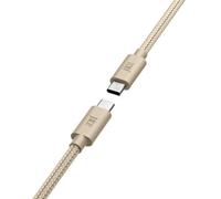 Juice JUI-CABLE-TYPEC-TYPEC-2M-BRD-ECO-GLD USB cable USB 3.2 Gen 1 (3.1 Gen 1) USB C Gold