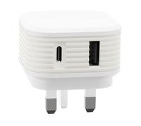 Juice JUI-MAINS-PD-PLUG-USBA/C-30W-ECO-WHT Universal White AC Indoor