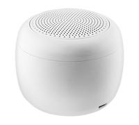 Juice Jumbo Marshmallow Portable Bluetooth Speaker, Wireless Rechargeable Device, Super Bass, Stereo, for Iphone, Ipod, Ipad, Samsung, Huawei, Smartphone, Mp3 Player, Tablet, Laptop, PC, Travel, White