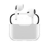 Juice Pick 'N' Mix Wireless Earphones - Bluetooth Earbuds with Charging Case, USB-C Cable, Touch Controls, 20H Playtime, 10m Range - White