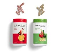 Juice Plus+ Fruit and Vegetable Blend: Nutrient-Packed Supplement from 20 Fruits & Greens Plus Plant-Based Vitamins - Prepacked 2 bottles (60 Adult Servings Each)