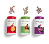 Juice Plus+ Fruit, Vegetable & Berry Blend: Nutrient-Packed Supplement from Fruits, Berries, Greens and Plant-Based Vitamins for Immune Function - Prepacked 3 bottles (60 Adult Servings Each)