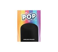 Juice Pop Speaker, Wireless Bluetooth Speaker with 6H Playtime, TWS Pairing, On-Body Controls, Black, 5W, 2H Charge Time, One Year Warranty