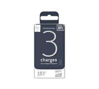 Juice Power Bank 10000mAh Portable Charger with 3 Ports (2×USB-A + USB-C) Fast Charging Battery Pack Up to 3 Full Charges for Smartphones & Tablets - Navy
