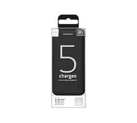 Juice Power Bank 15000mAh, Portable Charger with 3 Ports (2×USB-A & USB-C In/Out), Fast Charging Battery Pack with 5 Full Charges for Smartphones, Tablets & Devices - Black