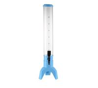 Juice Server for Parties, Drink Tower Dispenser Mimosa with Ice Tube and Bottomless Water Containers(Blue)
