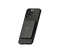 Juice Slim 5,000 mAh Magnetic Wireless Power Bank - 15 W Wireless Charging, USB-C Fast Charge, Portable Battery for iPhone & Qi Devices - Black