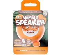 Juice The Animals Speaker, Wireless Rechargable Device, Stereo, for iPhone, iPod, iPad, Samsung, Smartphone, MP3 Player, Tablet, PC - Tiger