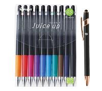 Juice up 04 Pilot 05 Retractable Gel Ink Pen 0.5mm Extra Fine Point 10 Color Set (LJP-20S5-10C) With Kanji LOVE Sticker