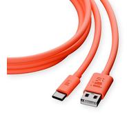 Juice USB A to USB C Charging Cable 3m (Coral) | Fast Charging Sync Lead | iPhone 18 17 16 15, Samsung, Huawei, Sony, iPad Pro, Nintendo Switch, PS5, Xbox & all USB-C devices | 60W | 1 year warranty
