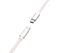 Juice USB-C to USB-C Cable 1m, Fast Charging & Sync Lead - Long Durable Type-C Charger for iPhone 17/17 Pro / 17 Pro Max, Samsung Galaxy S25 Ultra / S24, Pixel 9, iPad & More - Rose Gold