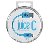 Juice USB Type C 1m Charger and Sync Cable for Samsung Galaxy S20, S10, S9, S8, S20 Plus, Huawei P30, P20, Sony, Apple Ipad 2020, Pro 2020, Air 2020 - Aqua