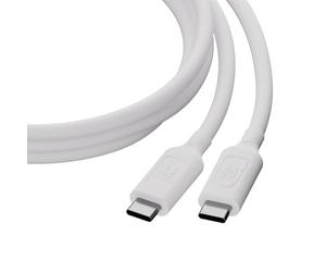 Juice USB4 Type C to Type C Cable 1m (White) | 240W 40Gbps 4K Display | iPhone18 17 16 15 Pro Max | MacBook Pro Air | iPad Pro Air Mini | Samsung Sony Huawei Google | ECO TPE | 1 year warranty