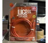 Juice 3m Apple Lightning Cable. USB to Lightning iPhone Charger Cable, MFI Certified Apple Charger Cable. Long, Durable iPad Charger Cable & iPhone Cable (Coral), Extra Large