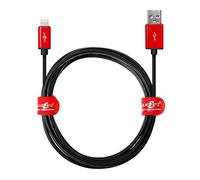 JuicEBitz 1m/3ft Premium 20AWG Apple MFi Certified Lightning USB Data Sync Charger Cable for iPhone, iPad, iPod