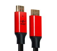 JuicEBitz 4K HDMI Cable, 1m. Premium High Speed HDMI 1.4 4k/30fps, 1080p/120hz/144hz. Ethernet, CEC, ARC. Compatible with TV, Xbox, Playstation PS4, Sky, Projector, Laptop + More. [1M Long, Black]