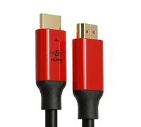 JuicEBitz 4K HDMI Cable, 6m. Premium High Speed HDMI 1.4 4k/30fps, 1080p/120hz/144hz. Ethernet, CEC, ARC. Compatible with TV, Xbox, Playstation PS4, Sky, Projector, Laptop + More. [6M Long, Black]
