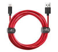 JuicEBitz 4m/13ft USB Charger Cable Data Sync Wire Compatible with iPhone 13 Pro Max 12 11 SE (2020) XR XS X 8 7 Plus 6S, iPad Pro, Air 2, Mini + iPod (Red)