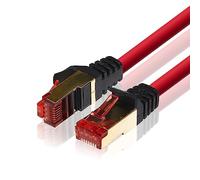 JuicEBitz CAT6 Ethernet Cable 8m RJ45 Cable, High Speed Patch Cable, Double Shielded Network Cable with LSZH Jacket, Gigabit LAN Cable for Work, Gaming & Streaming 8m Long Ethernet Internet Cable