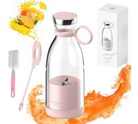 JuiceNGo Portable Blender,Juicengo Fresh Juice Portable Bottle Blender with Ice Crushing Power,- 20,000 RPM Wireless Rechargeable Personal BlenderCup Mini Juicer for Smoothies,Protein Shakes (B)