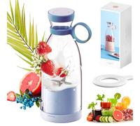 Juicengobrand - Juicengo Portable Blender for Fresh Juice, 350ml Personal Blenders for Shakes and Smoothies with 4 Blades, Cordless Magnetic Charging (purple)
