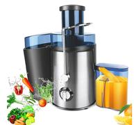 Juicer, 400W Juicer Machines with Anti-drip and Anti-slip Function, Whole Fruit and Vegetable with 65MM Wide Feed Chute, 3 Speeds Setting, Easy to Clean [Energy Class A+++]
