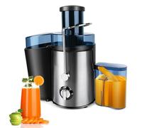 Juicer, Centrifugal Juicer Machines Whole Fruit and Vegetable 400W, 2.6" Wide Mouth Juicer Extractor with 2 Speeds, Higher Juice Yield Extractor Machine, Stainless Steel Electric Juicer, Easy to Clean