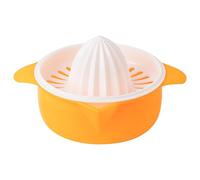 Juicer for Fresh Juice Extraction | Manual Orange and Squeezer with Bowl Strainer | Versatile Handheld Juicer for Kitchen Use (Orange, One Size)