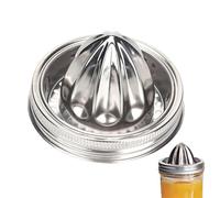 Juicer Lid for Mason Jar | Stainless Steel Juicer Lid Handle Citrus Reamer,Lemon Juice Squeezer Leak-Proof Bottle Cap for Kitchen