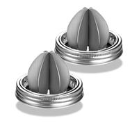 Juicer Lid Stainless Steel Manual Citrus Reamer Lemon Squeezer For Wide Mouth Jar Detachable Accessories Jar Replacement Part