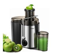 Juicer Machine, HOUSNAT Centrifugal Juicer, 800W Max Power Juice Extractor, 65mm Channel for Whole Fruits and Vegetables, Juice Extractor with 3 Fast Juice Speeds,