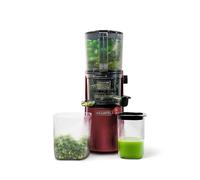 Juicer machine, MVV4 Masticating Juicer for Whole Fruits and Vegetables, Red Fresh Healthy Juice Maker, 200W Cold Press Juicer with Upgraded Auger