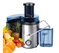 Juicer Machines Vegetable and Fruit, Centrifugal Juicer Machine with 3 Speed Control, 500ML Capacity Compact Juicer, Drip Stop, Easy Clean, Silver